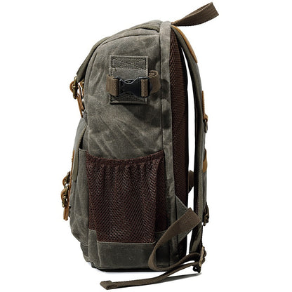 Waterproof Canvas Camera Backpack – DSLR/SLR Bag for Men & Women