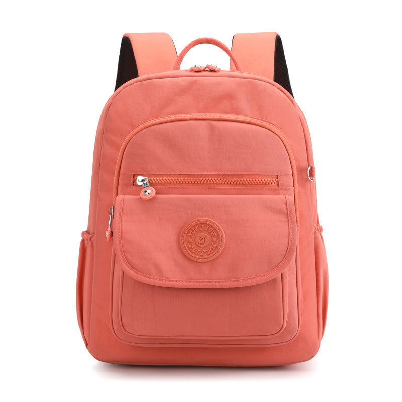 Women's Waterproof Nylon Backpack – 20-35L Large Capacity School & Daily Bag