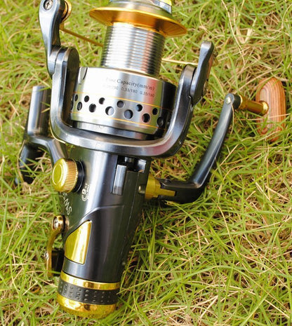 SW50 / SW60 Spinning Fishing Reel – Metal Spool Open Face Reel with Front & Rear Brake