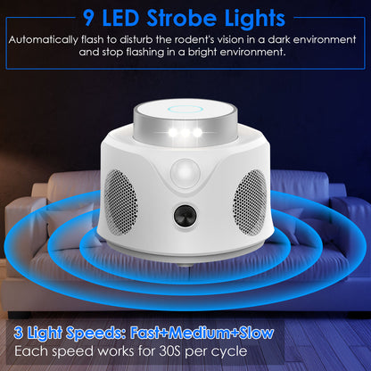 1Pc 360 Degree Ultrasonic Repellent Indoor Rodent Repeller Mice Rat Squirrel