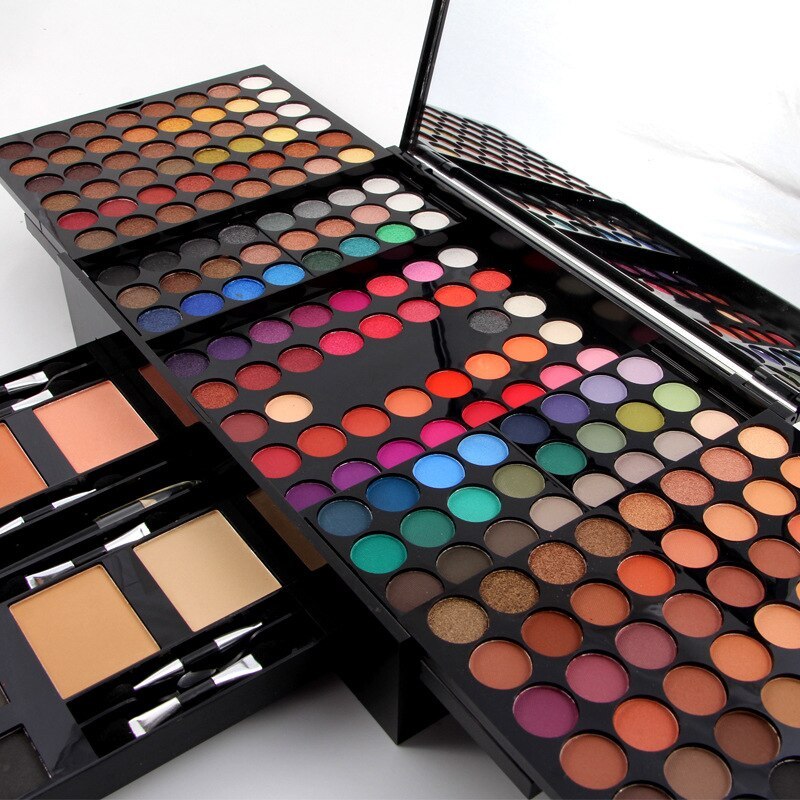 180-Color Eyeshadow & Blush Palette — Folding Case