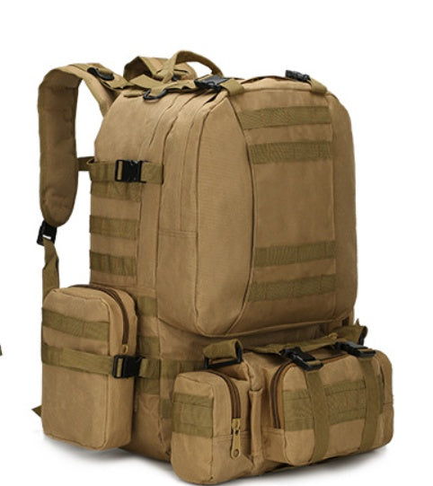 60L Tactical Hiking Backpack – Military Camouflage Outdoor Assault Pack