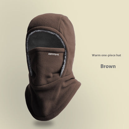 Winter Fleece Hooded Balaclava – Windproof Thermal Face Mask & Neck Scarf Hood