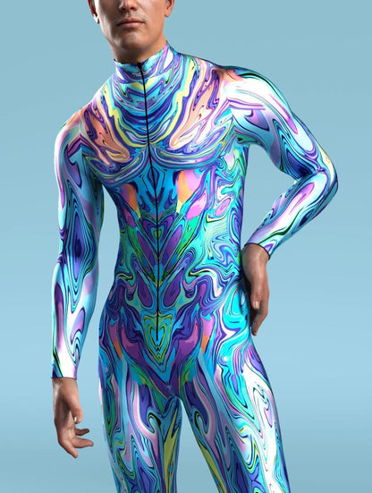 3D Digital Print Cosplay Jumpsuit – Anime & Street Style One-Piece Costume