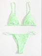 Women's Solid Color Bikini Set | Two-Piece Swimsuit | 7 Colors