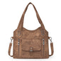 Large Capacity Crossbody Bag for Women – Retro PU Shoulder Purse