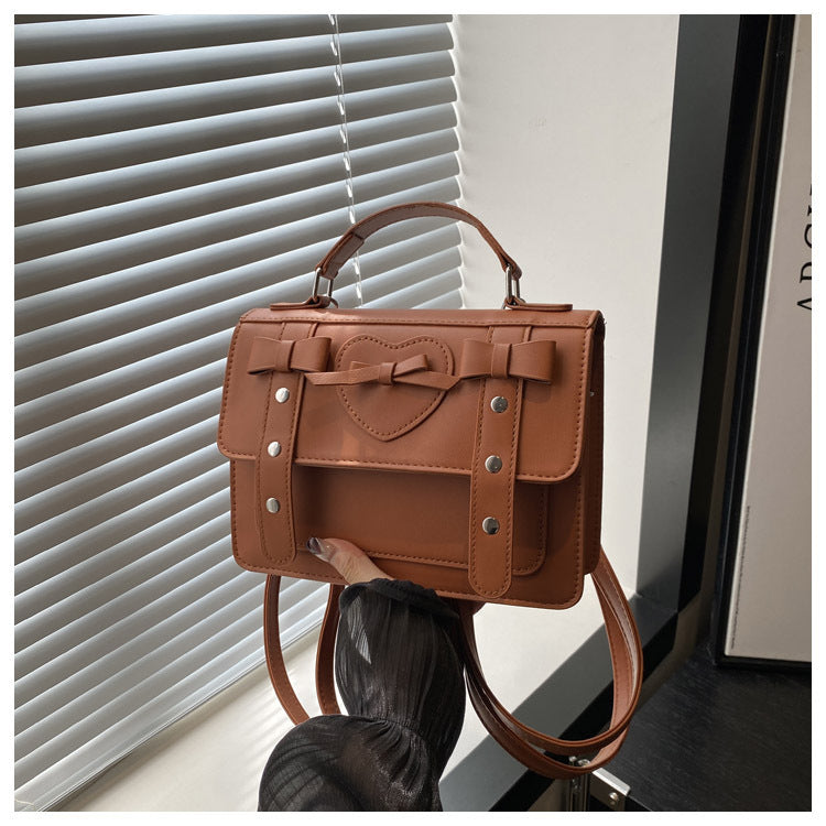Women's PU Leather Square Shoulder Bag – 5 Colors