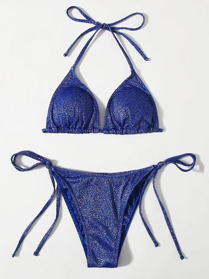 Bandage Bikini Set — 6 Colors, Sizes XS–XL