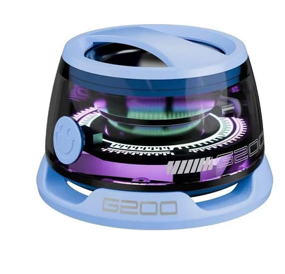 Portable Bluetooth Speaker with RGB Lighting – Magnetic Mini Speaker with Phone Stand, 7-Hour Battery