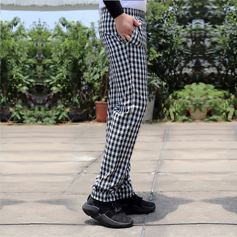 Stretch Chef Pants – Elastic Waist Kitchen Work Pants | 11 Patterns, L–5XL