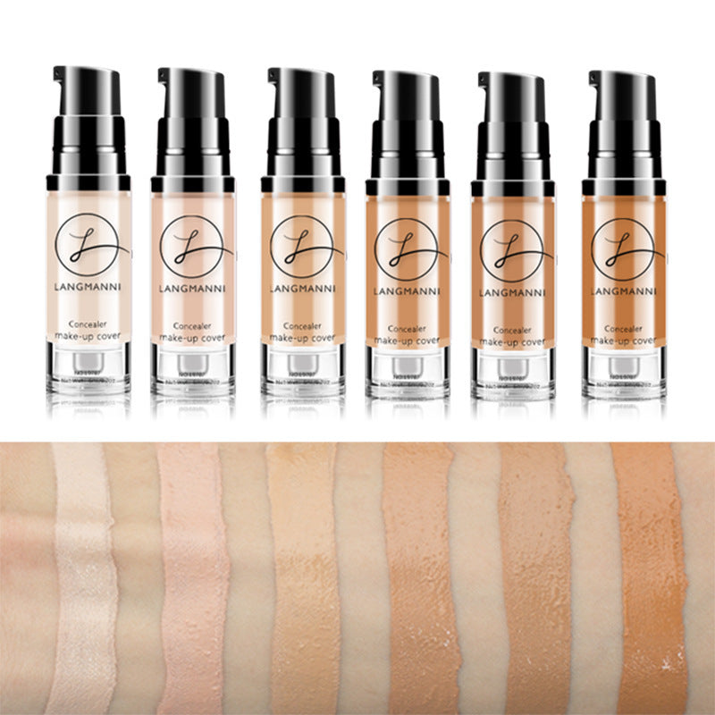 Full Coverage Liquid Foundation & Concealer — 6 Shades