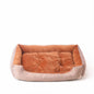 Cozy Pet Bed – Soft Dog & Cat Mattress with Patterned Cover, 6 Sizes
