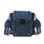 Women's PU Leather Crossbody Bag – Chain Strap Mini Messenger Purse