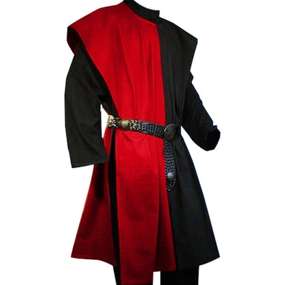 Men's Vintage Medieval Sleeveless Vest | Renaissance Cosplay Long Shirt