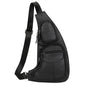 Men's Crossbody Chest Bag – Anti-Theft Waterproof PU Shoulder Bag for Outdoor & Travel