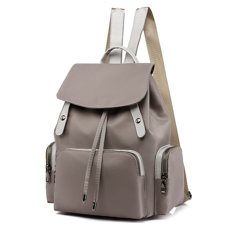 Women's Oxford Backpack – Large Capacity Drawstring School & Travel Bag
