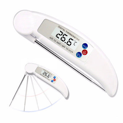 Instant-Read Folding Food Thermometer – Fast 0.8-Second Read, 4 Colors