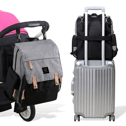 Large Capacity Diaper Bag Backpack – Oxford Cloth Baby Nursing Travel Bag