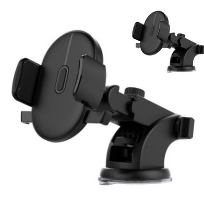 Telescopic Car Phone Mount – 360° Rotating Dashboard Suction Cup Holder for Phones Up to 7"