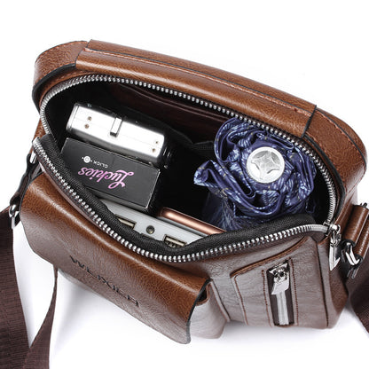Women's Vertical PU Leather Handbag – Structured Top Handle Bag for Work & Everyday