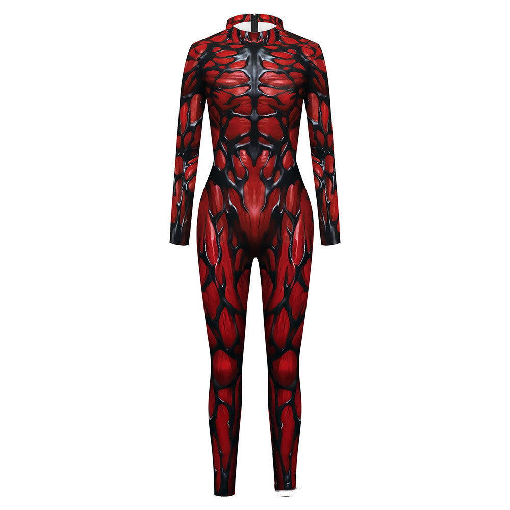 Men's Cosplay Bodysuit Jumpsuit – Stretchy Spandex One-Piece Anime Costume