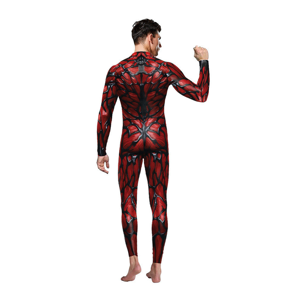 Men's Cosplay Bodysuit Jumpsuit – Stretchy Spandex One-Piece Anime Costume