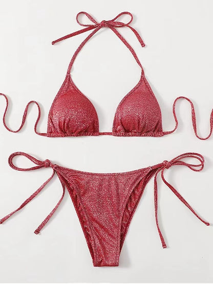 Bandage Bikini Set — 6 Colors, Sizes XS–XL