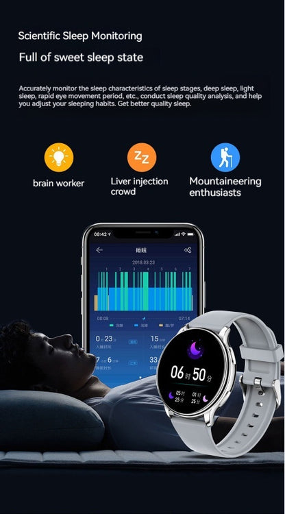 Health Monitoring Smartwatch – Heart Rate, Blood Oxygen, Sleep Tracker & More
