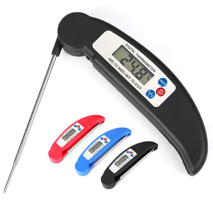 Instant-Read Folding Food Thermometer – Fast 0.8-Second Read, 4 Colors