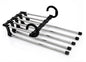 5-in-1 Stainless Steel Pants Hanger – Space-Saving Multi-Bar Trouser Rack for Closet Organization