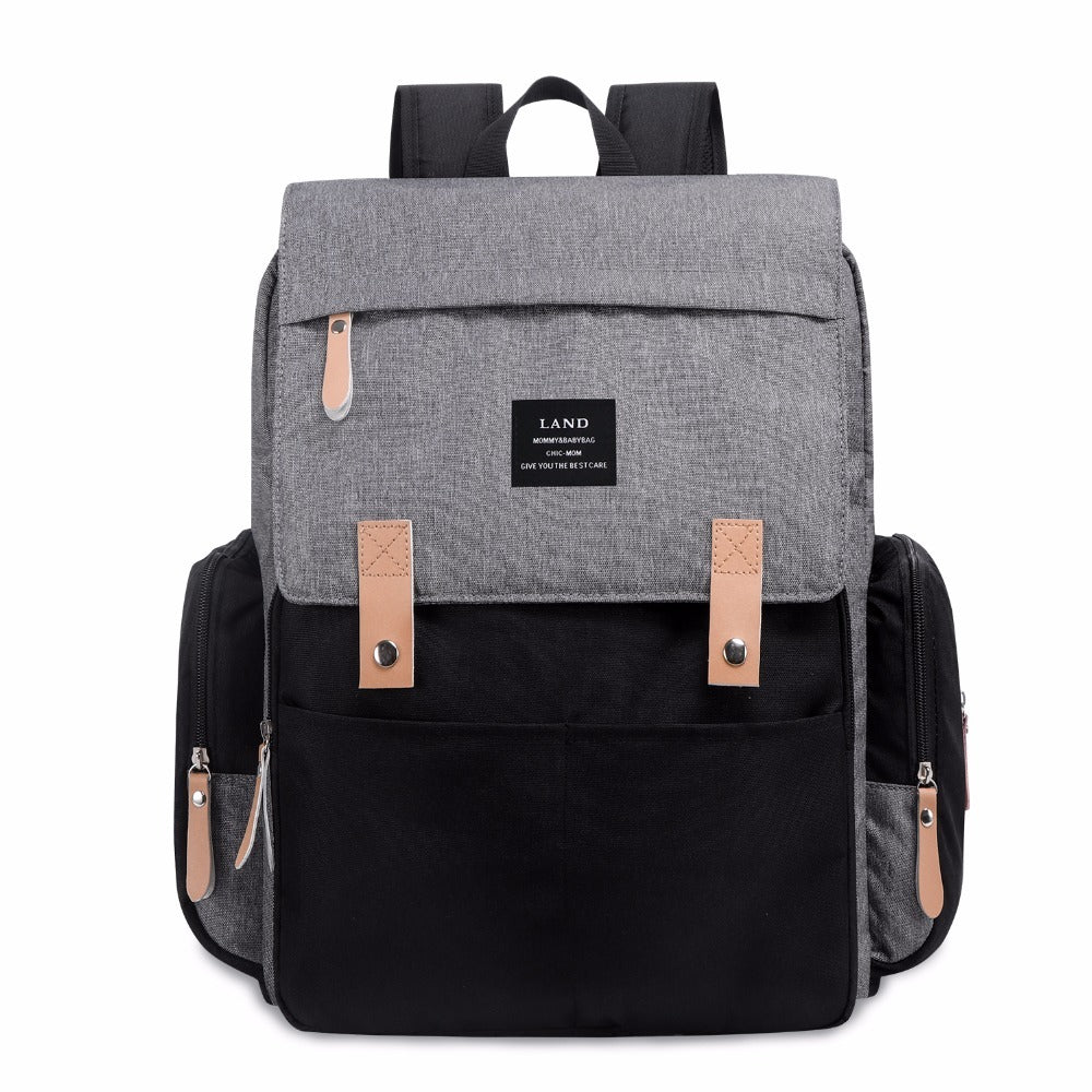 Large Capacity Diaper Bag Backpack – Oxford Cloth Baby Nursing Travel Bag