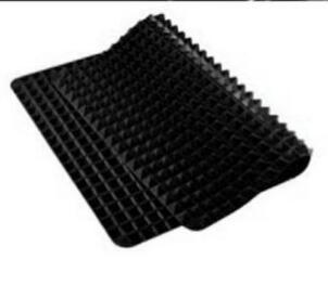 Non-Stick Silicone Pyramid Baking Mat – Heat-Resistant Oven, BBQ & Microwave Cooking Mat