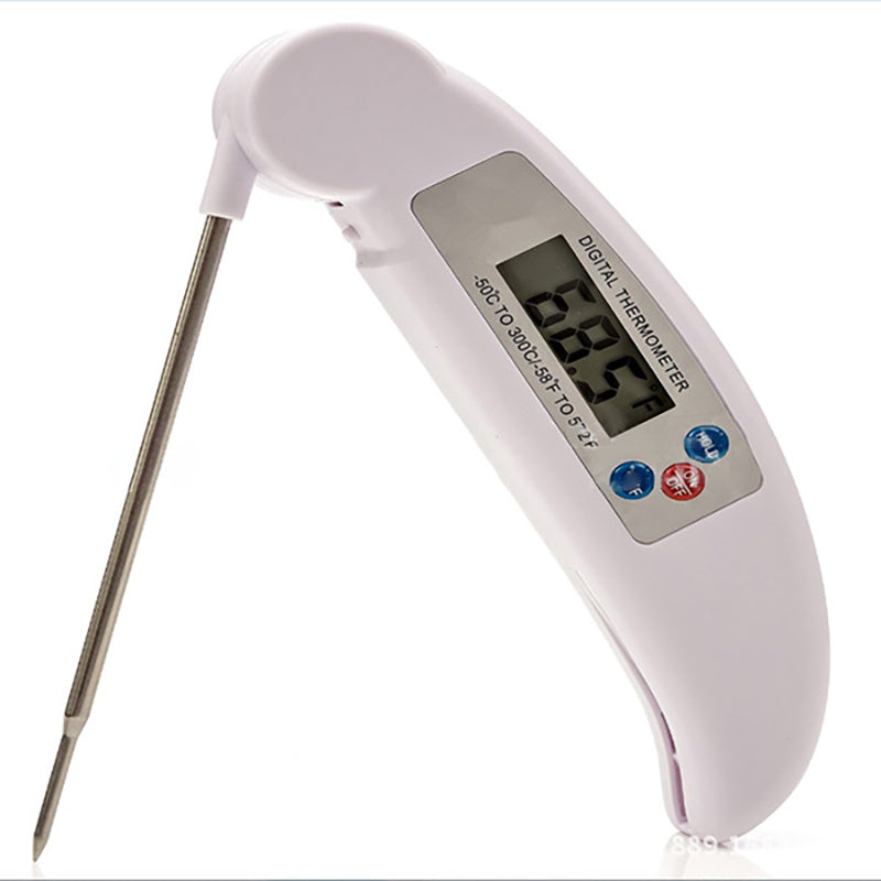 Instant-Read Folding Food Thermometer – Fast 0.8-Second Read, 4 Colors