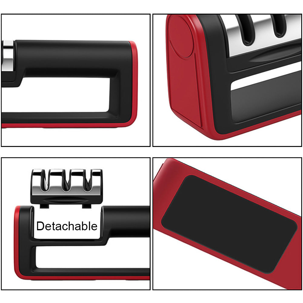 3-Stage Knife Sharpener – Professional Diamond & Ceramic Sharpening Tool for Kitchen Knives