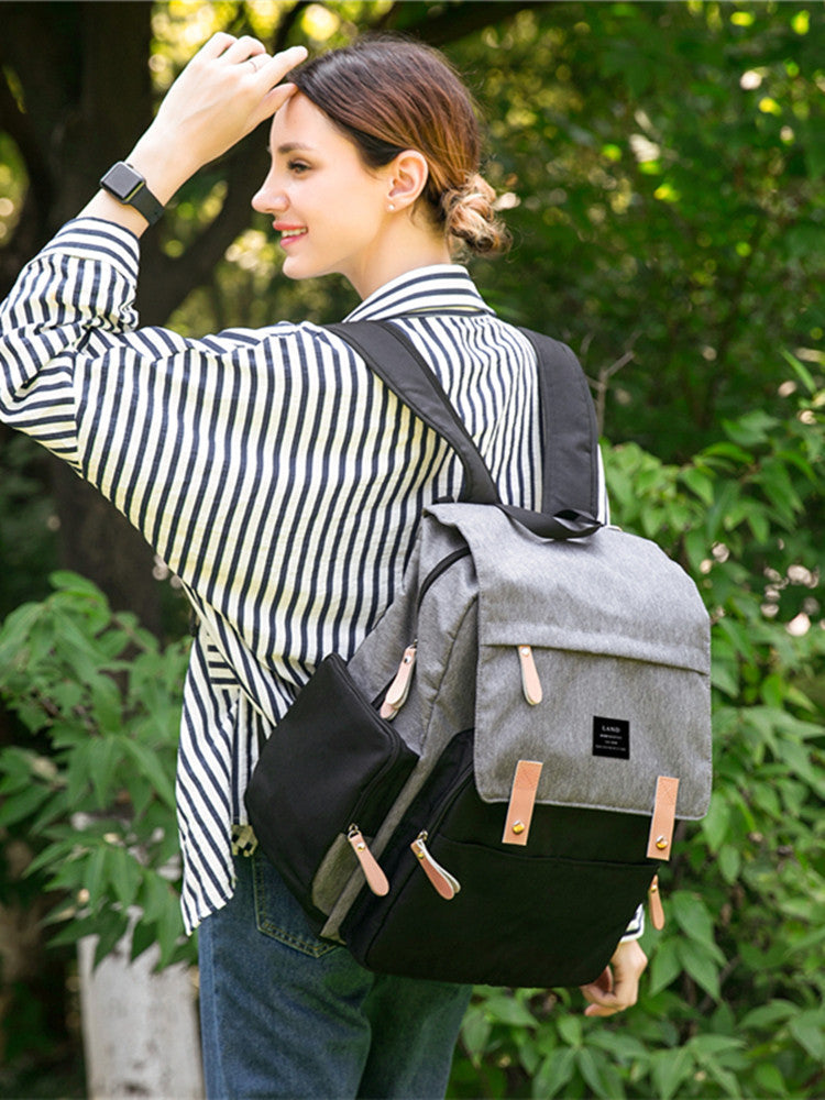 Large Capacity Diaper Bag Backpack – Oxford Cloth Baby Nursing Travel Bag
