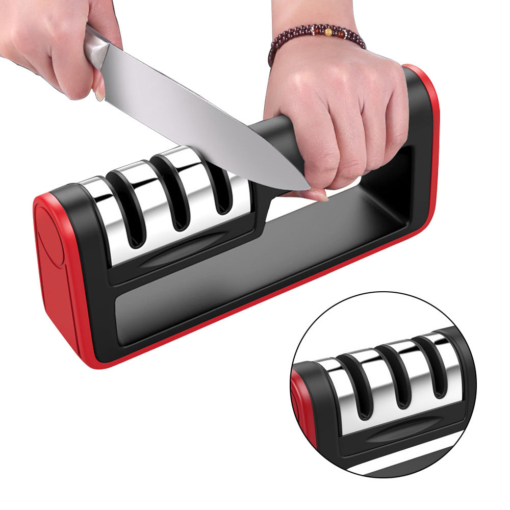 3-Stage Knife Sharpener – Professional Diamond & Ceramic Sharpening Tool for Kitchen Knives