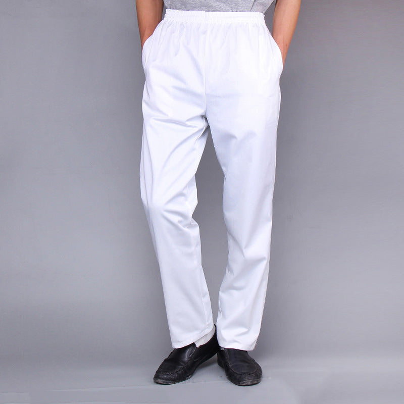 Stretch Chef Pants – Elastic Waist Kitchen Work Pants | 11 Patterns, L–5XL