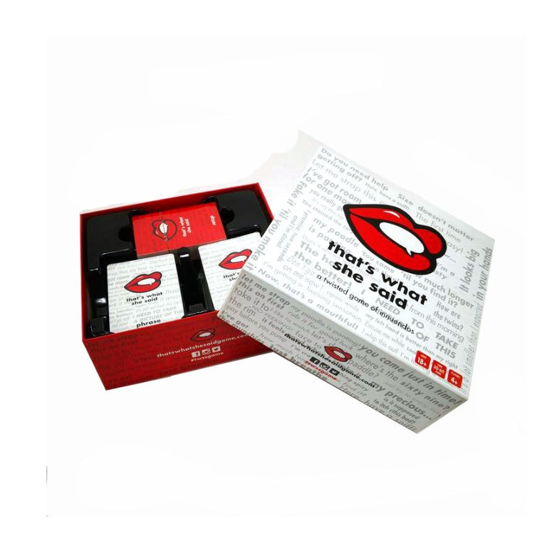 Family Card Board Game – Fun Party Game for Game Night, White & Red Edition