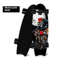 Fishtail Maple Skateboard — 21 Graphic Designs, 28" Deck