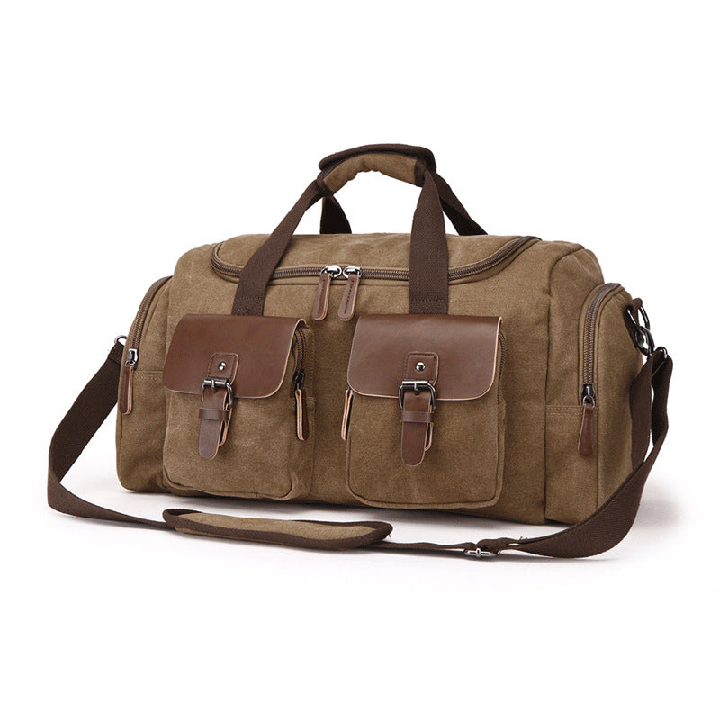 Canvas Travel Duffel Bag – 20–35L Weekend Bag for Gym, Travel & Outdoor Adventures