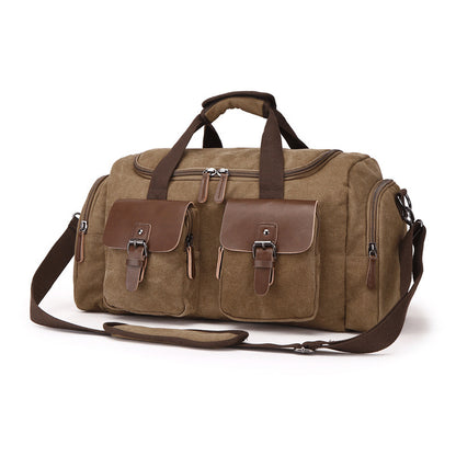 Canvas Travel Duffel Bag – 20–35L Weekend Bag for Gym, Travel & Outdoor Adventures