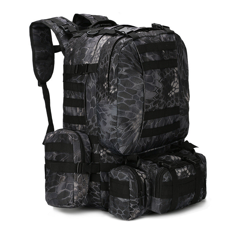 60L Tactical Hiking Backpack – Military Camouflage Outdoor Assault Pack