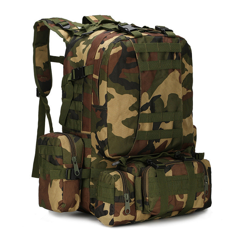60L Tactical Hiking Backpack – Military Camouflage Outdoor Assault Pack