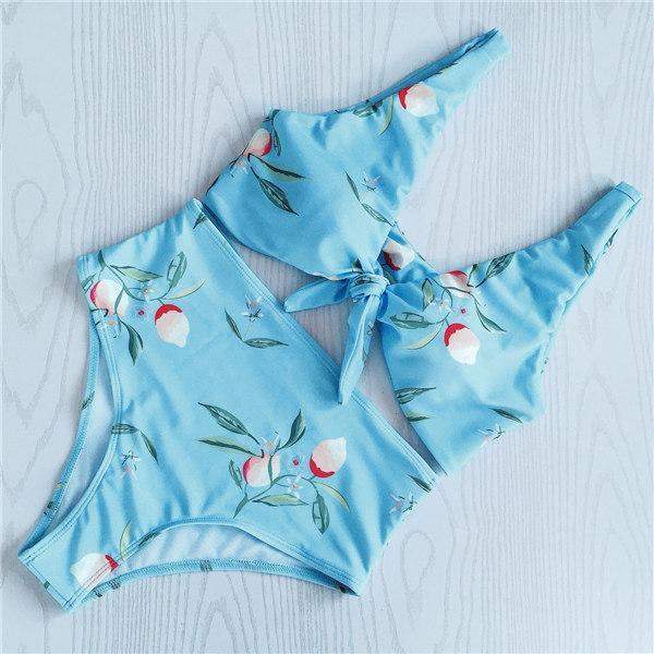 Knotted Bikini Set | Floral Beachwear for Women