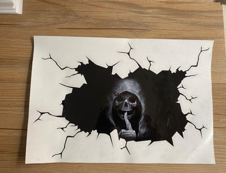 Halloween Vehicle Window Horror Sticker