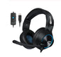 NUBWO N11 Gaming Headset – USB, 50mm Drivers, Noise-Canceling Mic, Blue & Red