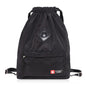 Women's Waterproof Nylon Drawstring Backpack – Lightweight Gym & Everyday Bag