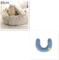 Round Plush Pet Bed — Warm Winter Bed for Cats & Dogs