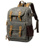 Waterproof Canvas Camera Backpack – DSLR/SLR Bag for Men & Women