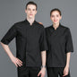 Breathable Short-Sleeve Chef Top – Moisture-Wicking Kitchen Uniform for Summer